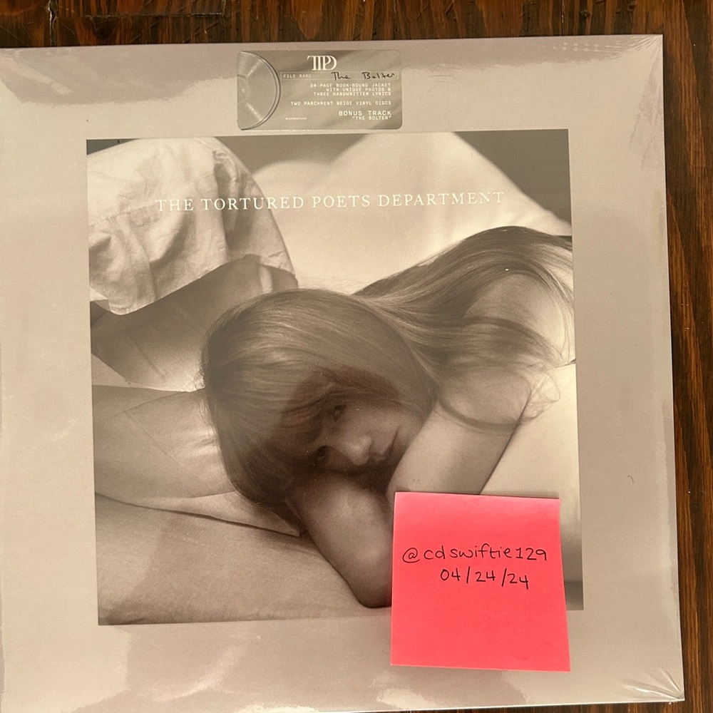 Taylor Swift, TTPD vinyl, The Bolter variant (unopened, mint condition)